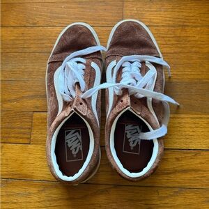 Suede vans lace ups